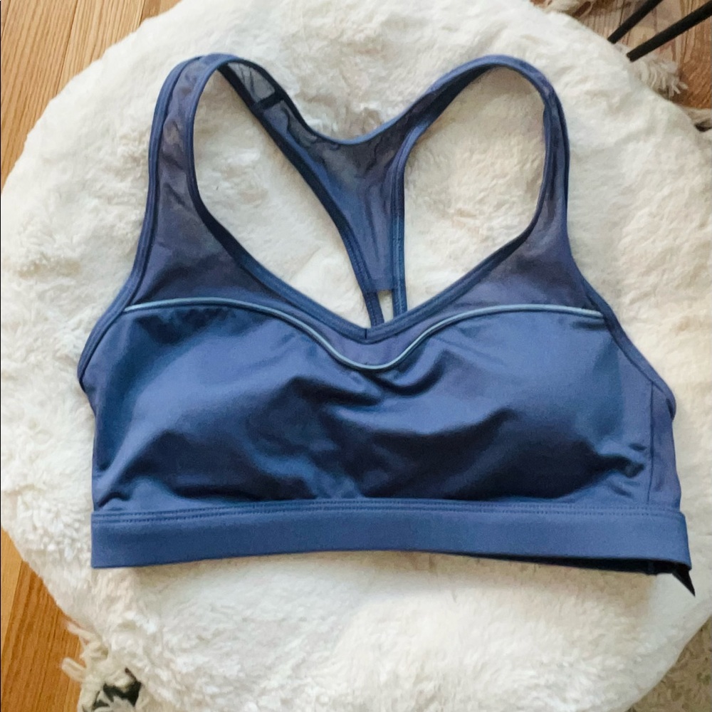 Victoria Secret | Mesh Blue Sports Bra